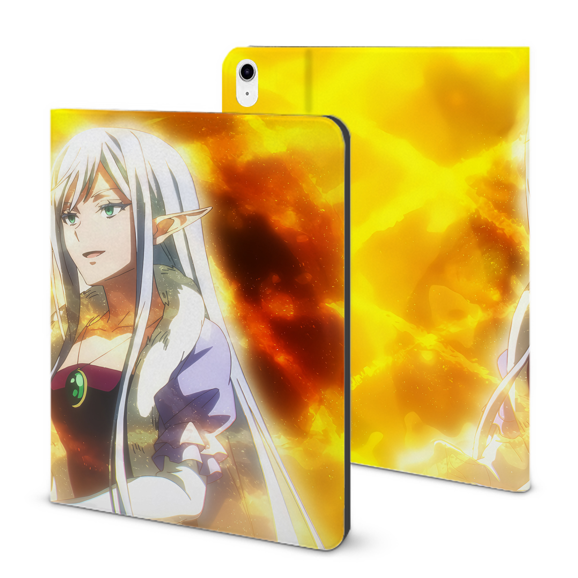 （画像用） 転スラ Regarding Reincarnated to Slime IPad ケース ブック型 PUレザー TPU 耐衝撃 軽量 薄型 ペン収納なし 全面保護 IPad 各モデル対応